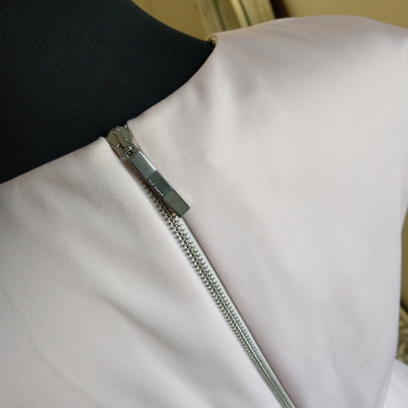 🍒NWT🍒 TED BAKER ICE PINK BODYCON DRESS - Picture 10 of 12